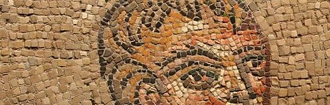 Mosaik in der Basilica von Aquileia