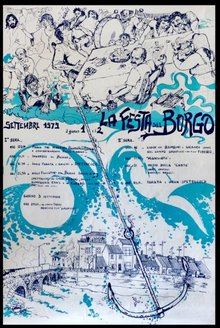 Plakat der Erstauflage der Festa de Borg