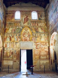 Wandmalereien und Mosaike in der Abtei Pomposa
