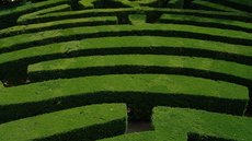Gartenlabyrinth in der Villa Pisani an der Brenta