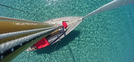 Segelboot auf der Adria