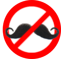 mustache forbidden